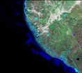 Woramel Bank Shark Bay W Australia: photographic image from outer space by NASA