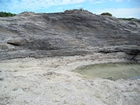 Pleistocene reef, beach, and dunes. Photo taken by Christopher Kendall