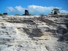 Pleistocene reef, beach, and dunes. Photo taken by Christopher Kendall