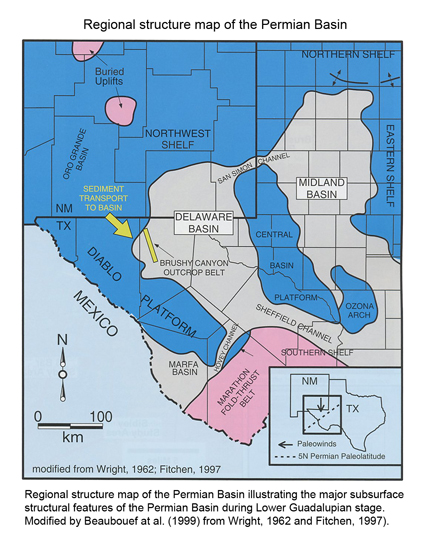 permian basin geology sepm strata delaware basin map